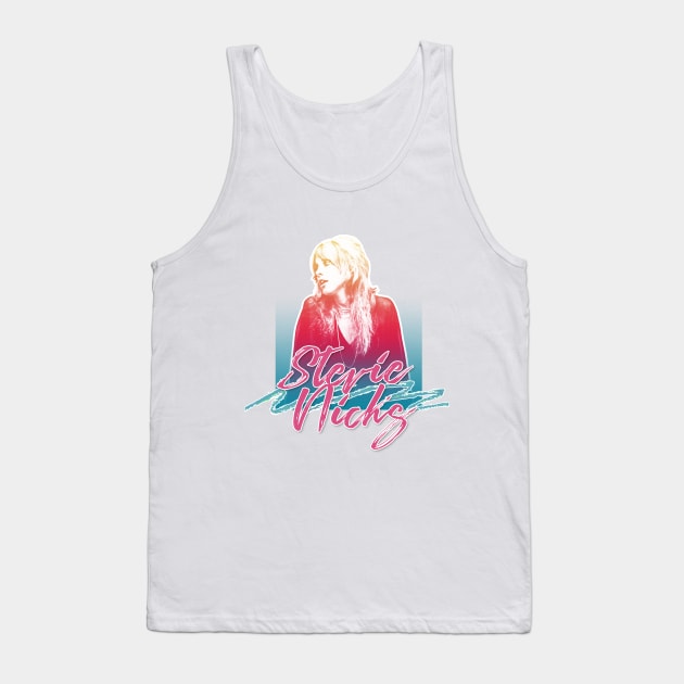 Stevie Nicks - Retro Vintage Styled Design #2 Tank Top by DankFutura